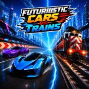 Play Futuristic Cars vs Trains Game