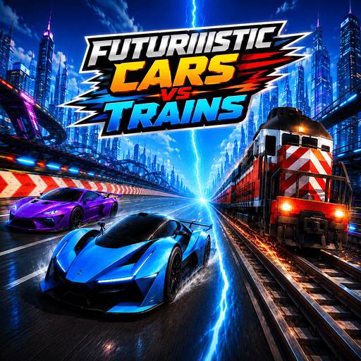 Play game Futuristic Cars vs Trains