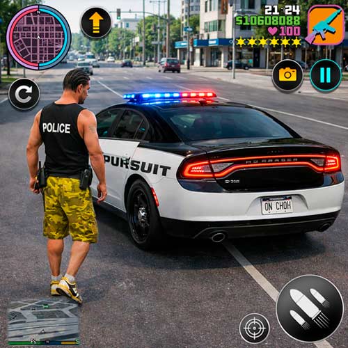 Play game GTA: Race with Cops 3D